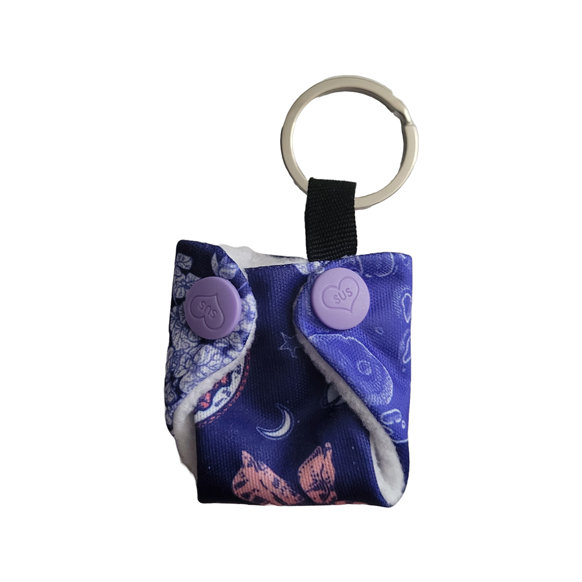 Cloth Diaper Keychain - Orion