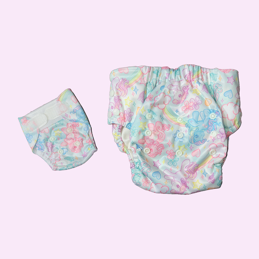 Midway™ adjustable trainer and Dolly Diaper Bundle - Cutie