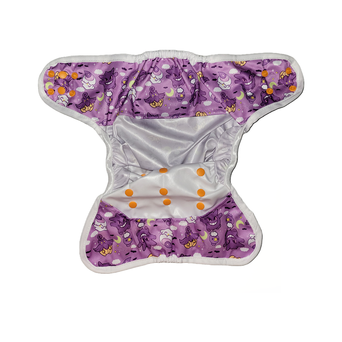Mid-Size/ One Size Diaper Cover - Ghost Type